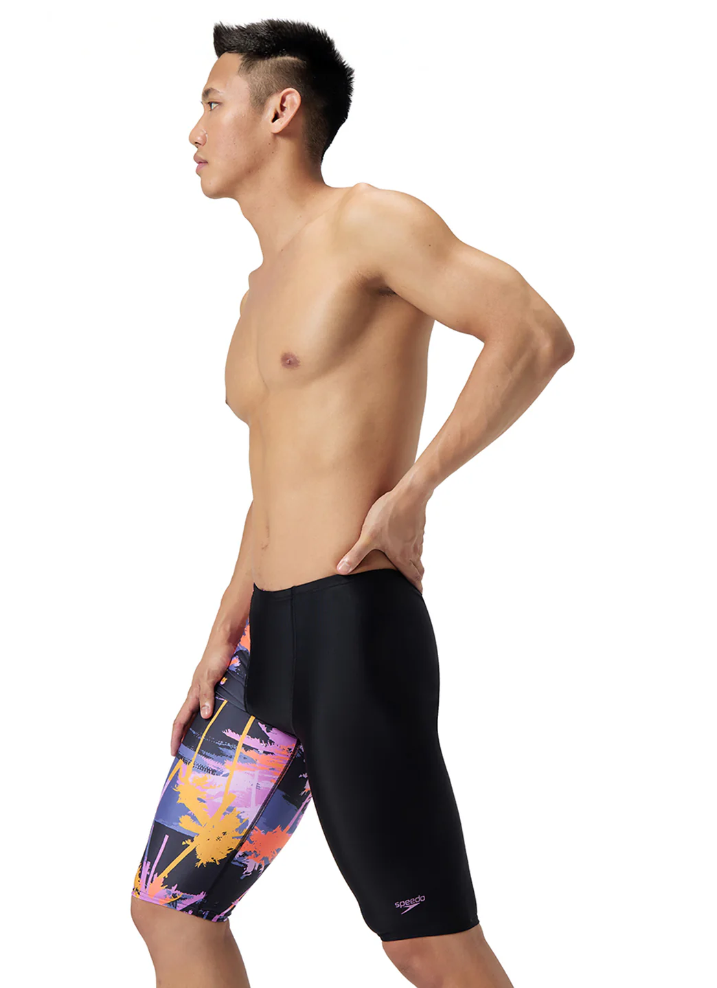 Speedo Vibe Men's Eco Printed Jammer Swimsuit - Image 4