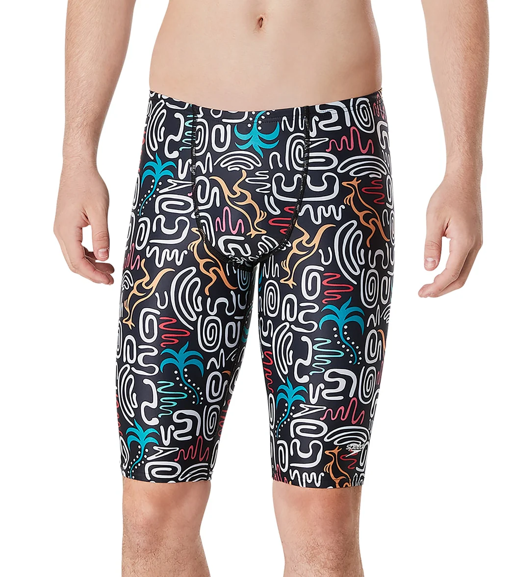 Speedo Vibe Men's Eco Pro LT Printed Jammer Swimsuit - Image 7