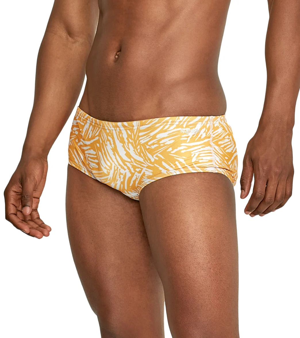 Speedo Vibe Men's Printed Euro Brief Swimsuit - Image 15