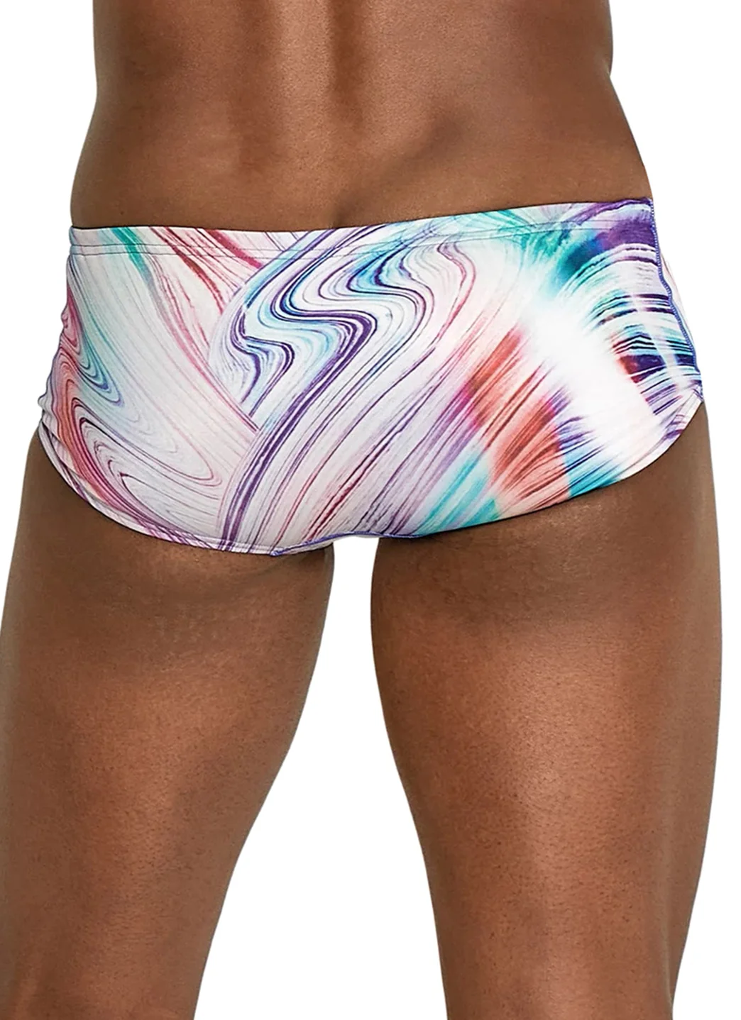 Speedo Vibe Men's Printed Euro Brief Swimsuit - Image 5