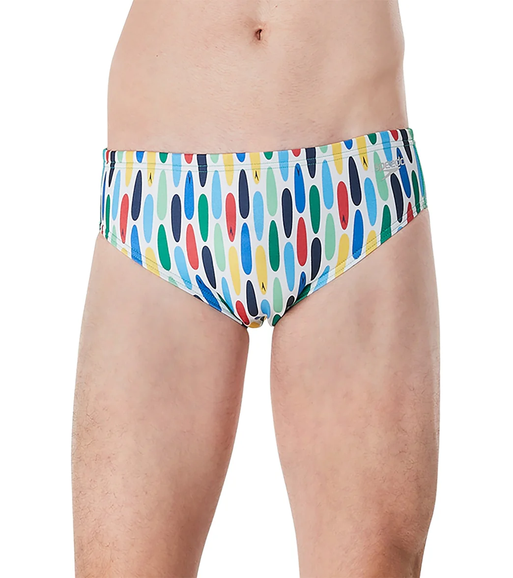 Speedo Vibe Men's Printed One Brief Swimsuit - Image 119