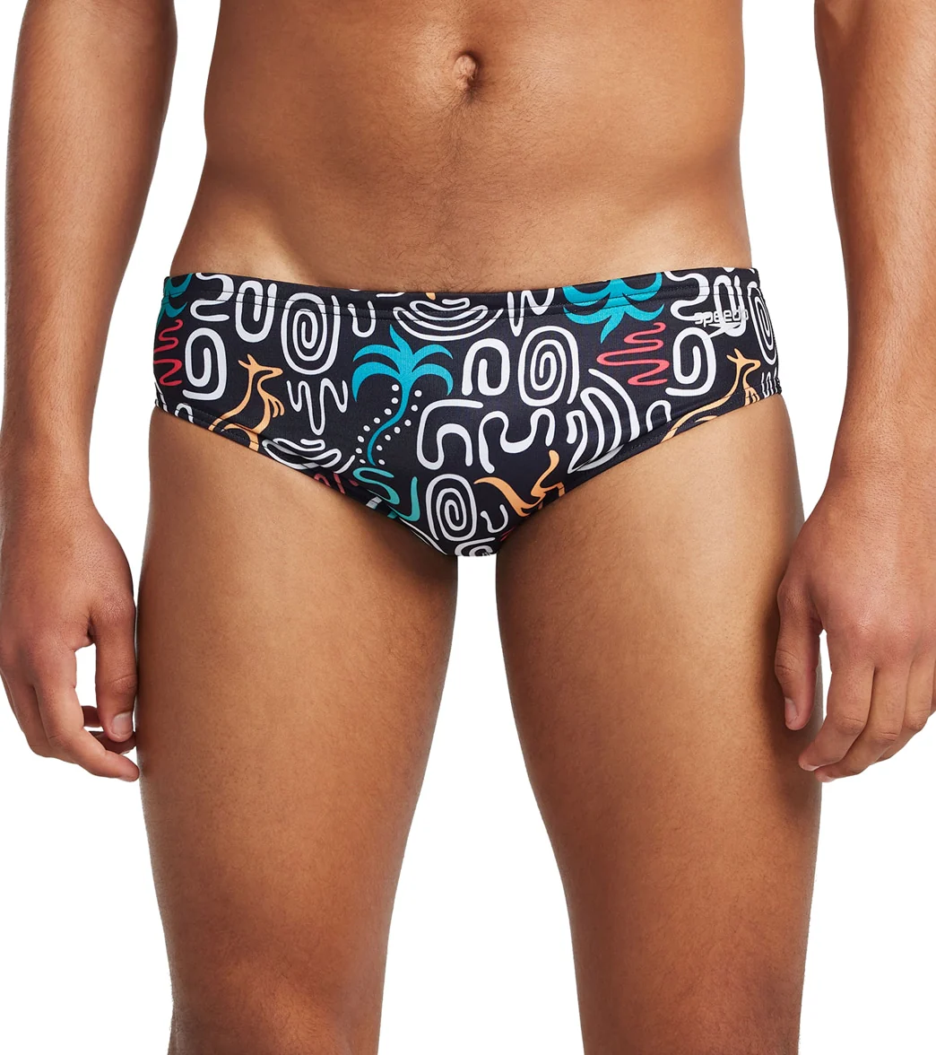 Speedo Vibe Men's Printed One Brief Swimsuit - Image 143