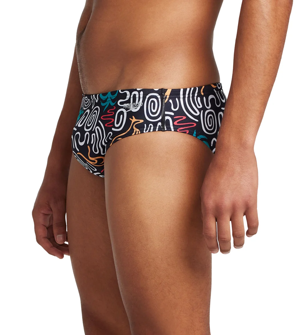 Speedo Vibe Men's Printed One Brief Swimsuit - Image 144