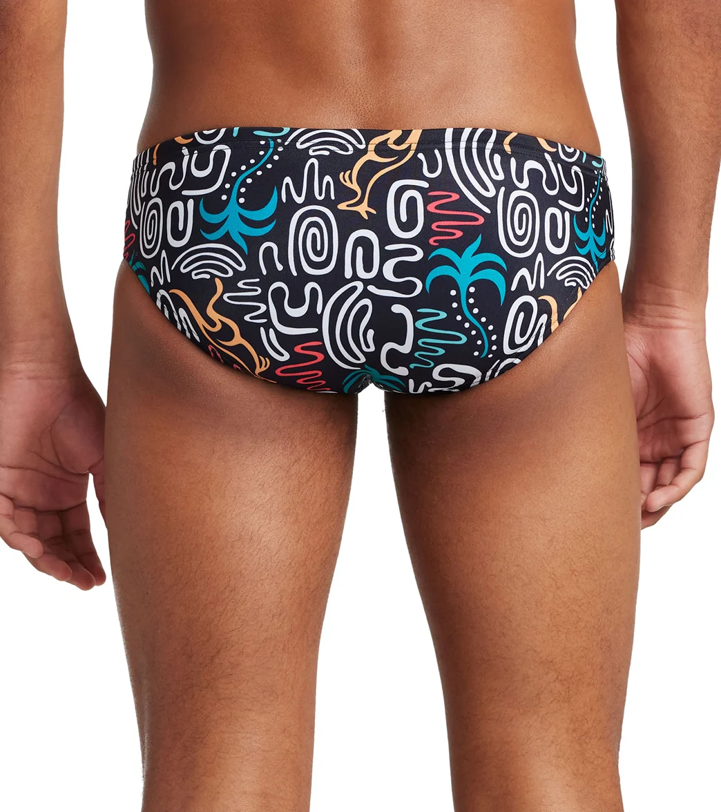 Speedo Vibe Men's Printed One Brief Swimsuit - Image 145