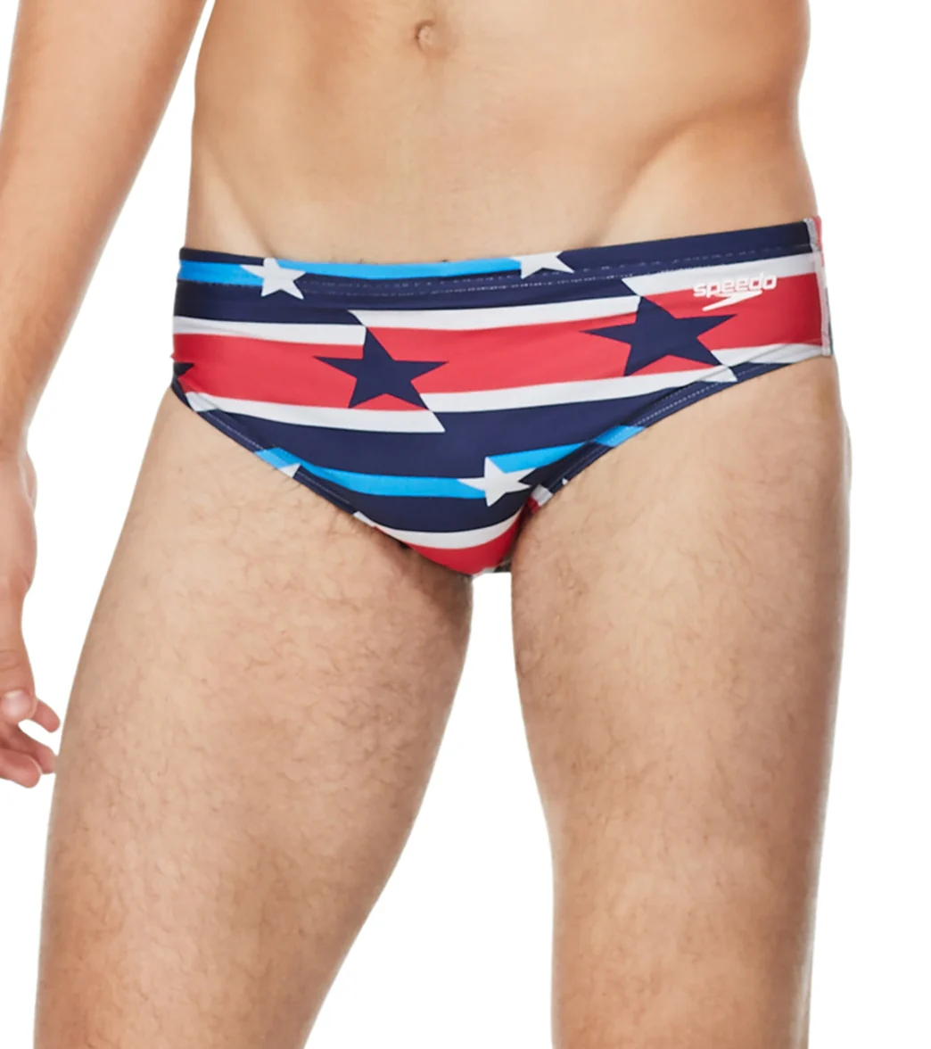 Speedo Vibe Men's Printed One Brief Swimsuit - Image 30