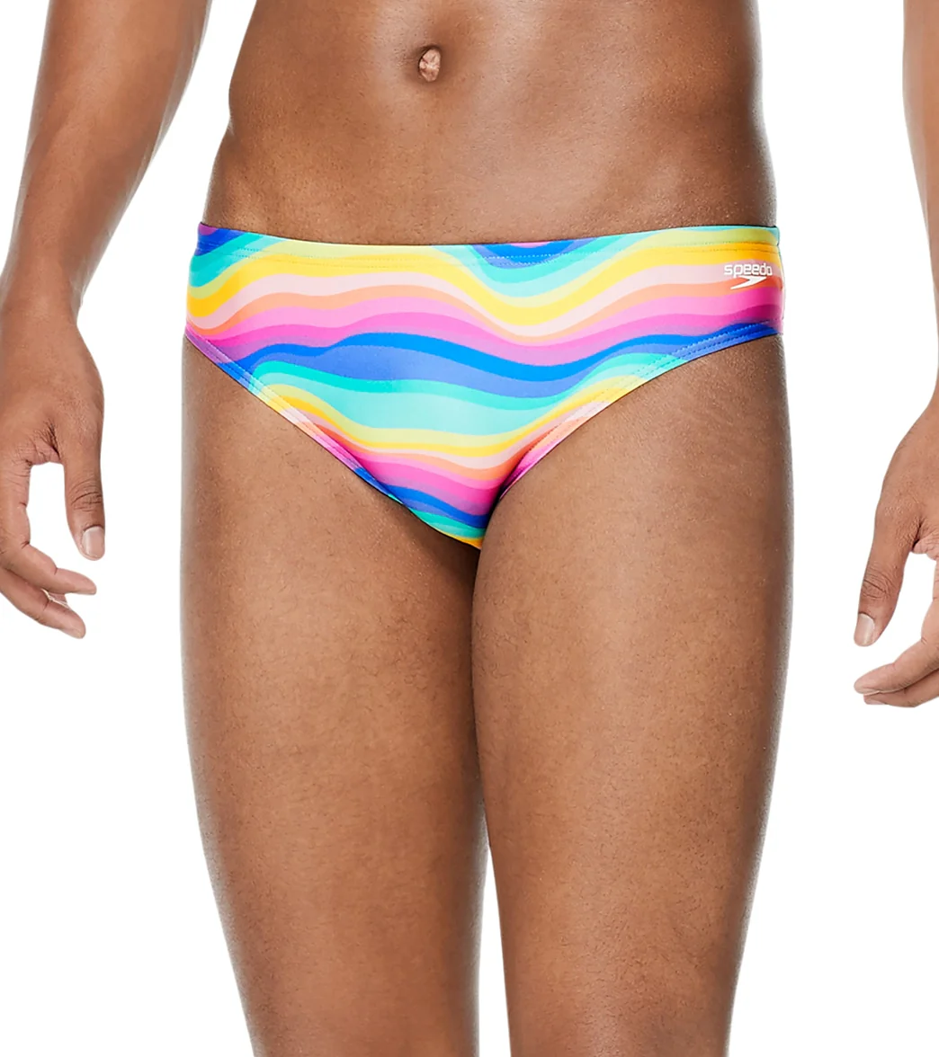 Speedo Vibe Men's Printed One Brief Swimsuit - Image 36