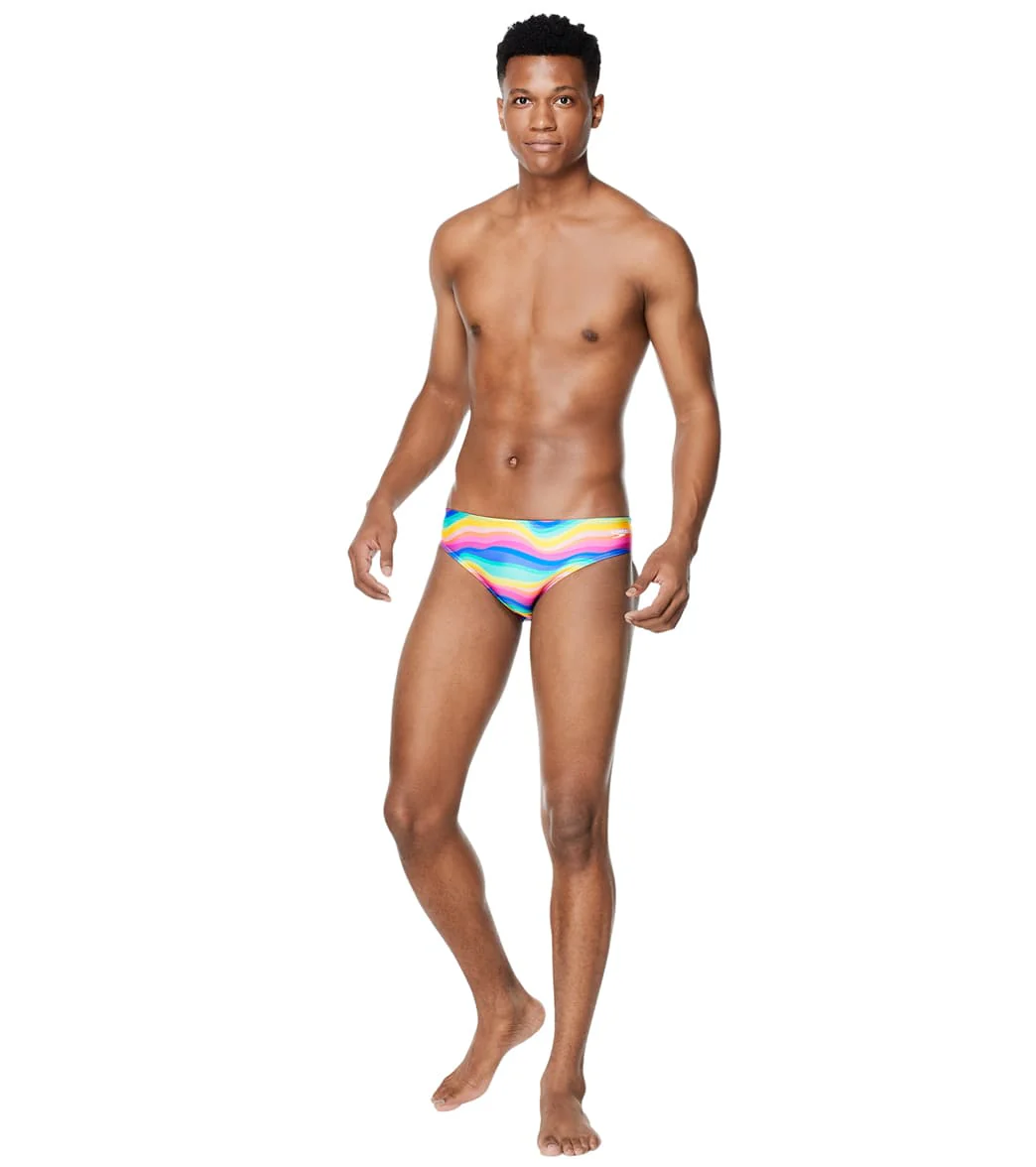 Speedo Vibe Men's Printed One Brief Swimsuit - Image 38