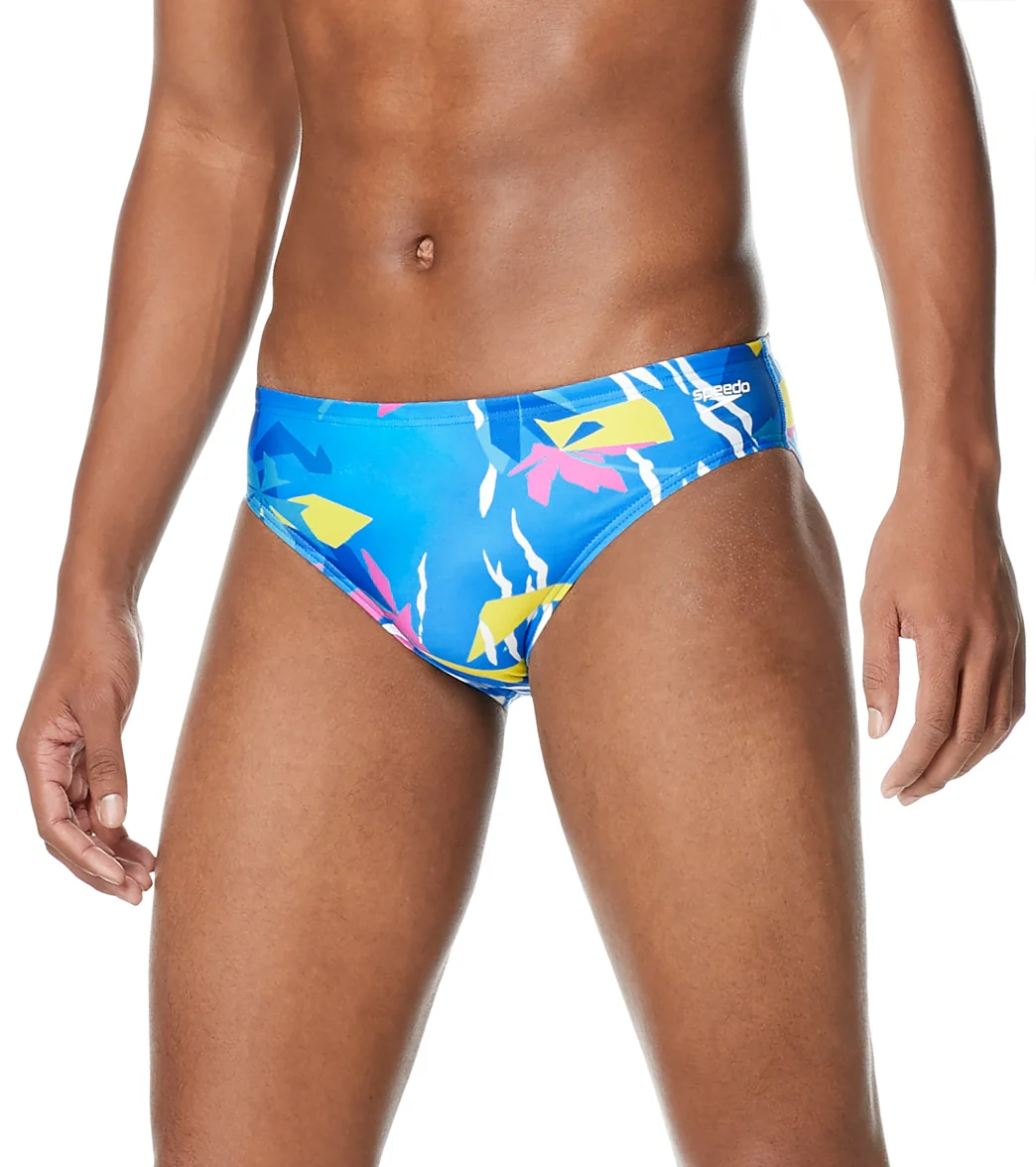 Speedo Vibe Men's Printed One Brief Swimsuit - Image 69