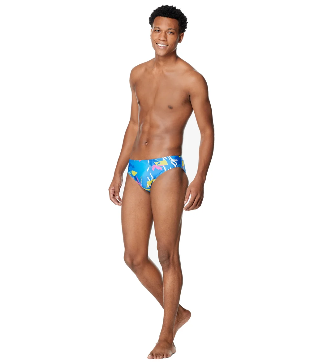 Speedo Vibe Men's Printed One Brief Swimsuit - Image 72