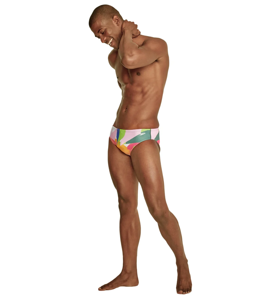Speedo Vibe Men's Printed One Brief Swimsuit - Image 99