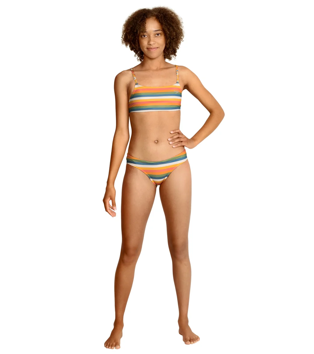 Speedo Vibe Women's Printed Cheeky Hipster Bikini Bottom - Image 24