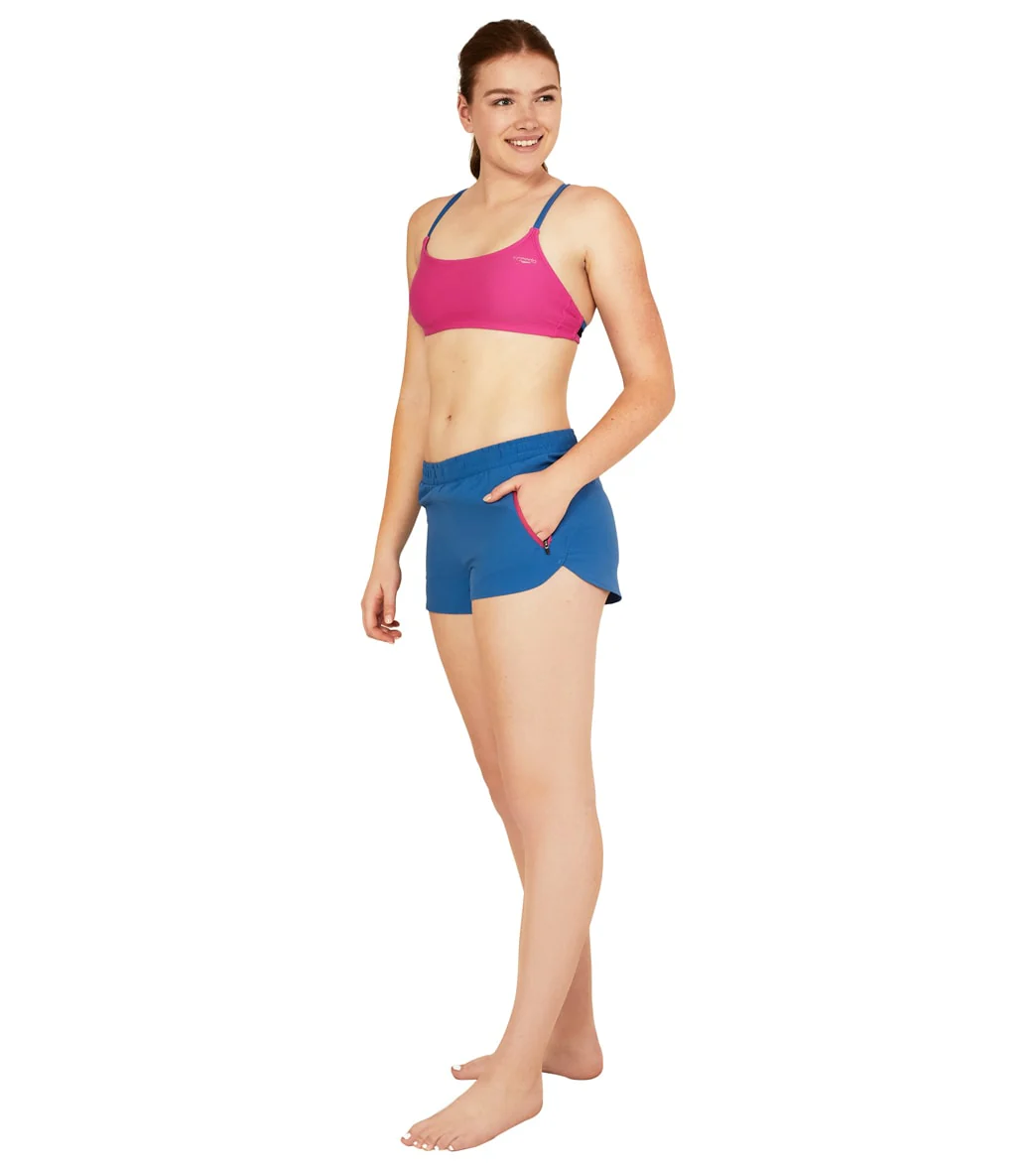 Speedo Women's Color Block Woven Shorts - Image 11