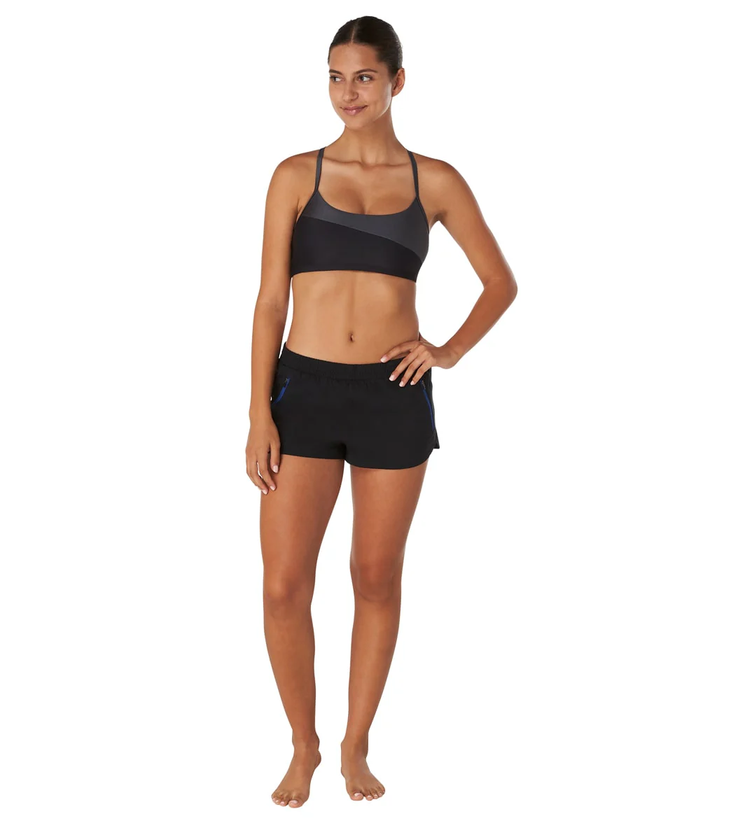 Speedo Women's Color Block Woven Shorts - Image 24