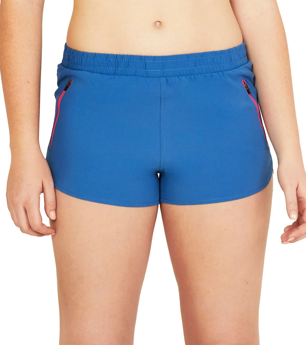 Speedo Women's Color Block Woven Shorts - Image 27