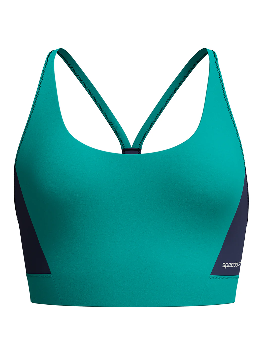 Speedo Women's Colorblock Racerback Bikini Top - Image 17