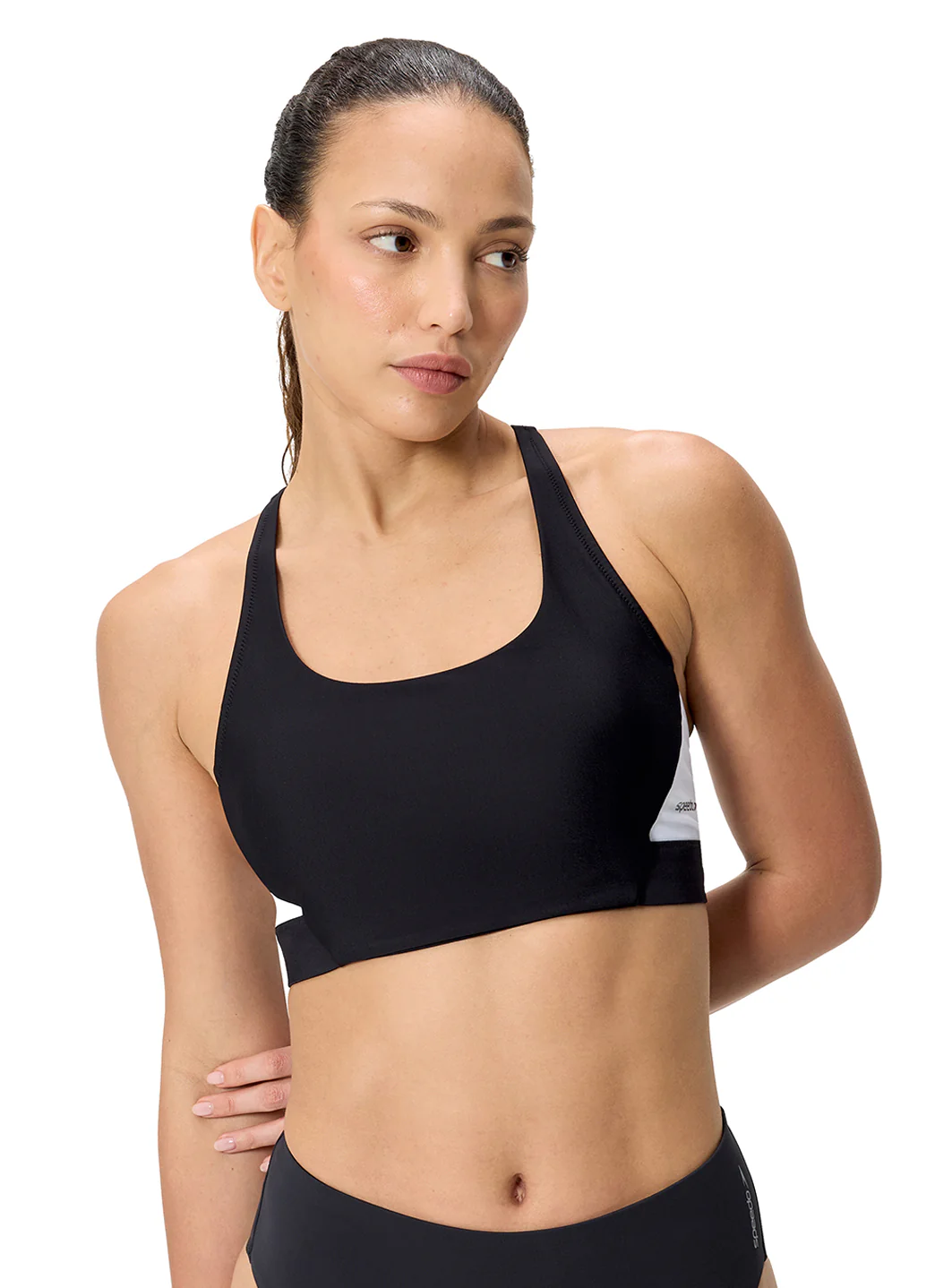 Speedo Women's Colorblock Racerback Bikini Top - Image 2