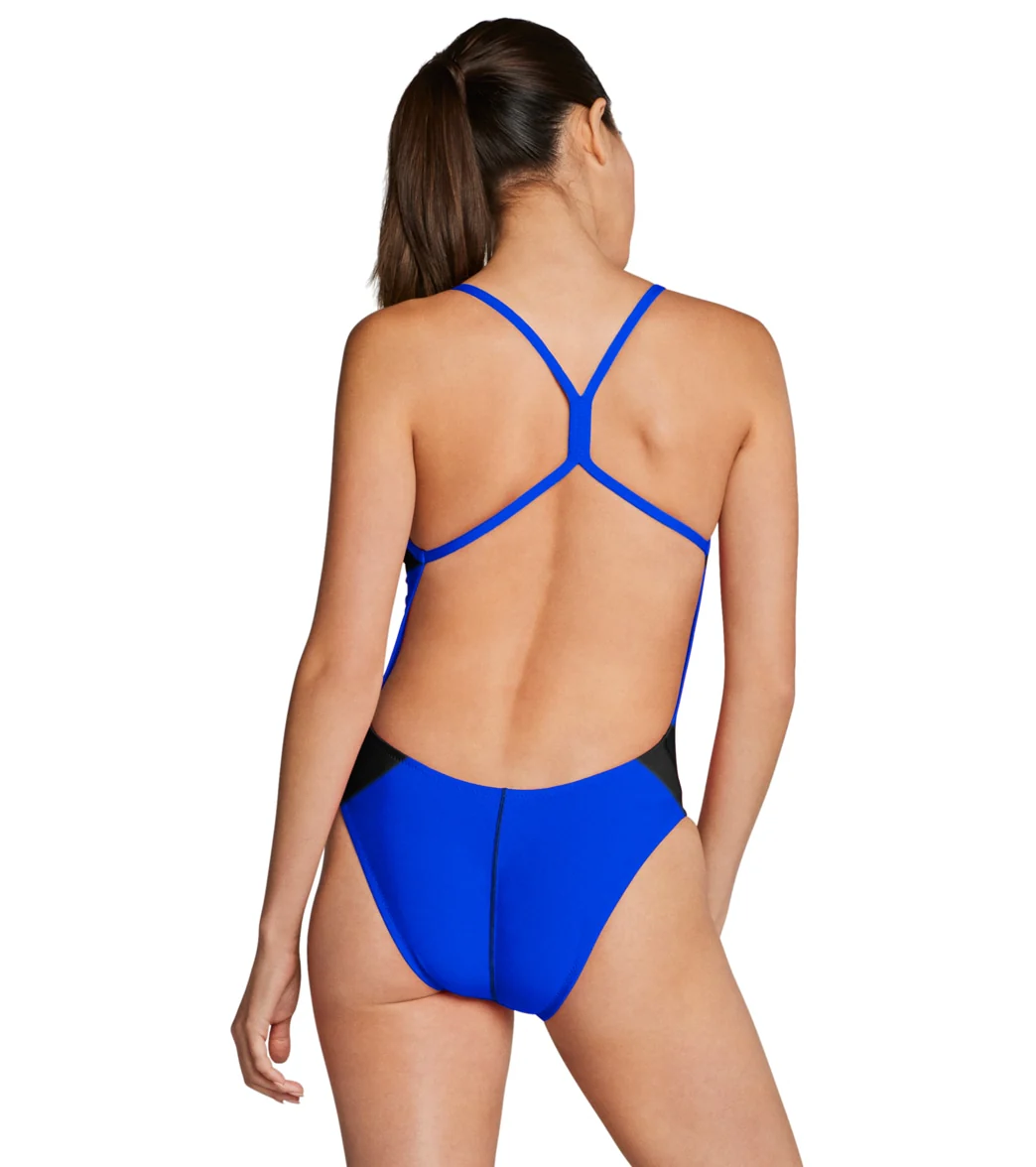 Speedo Women's Edge Splice One Back One Piece Swimsuit - Image 20