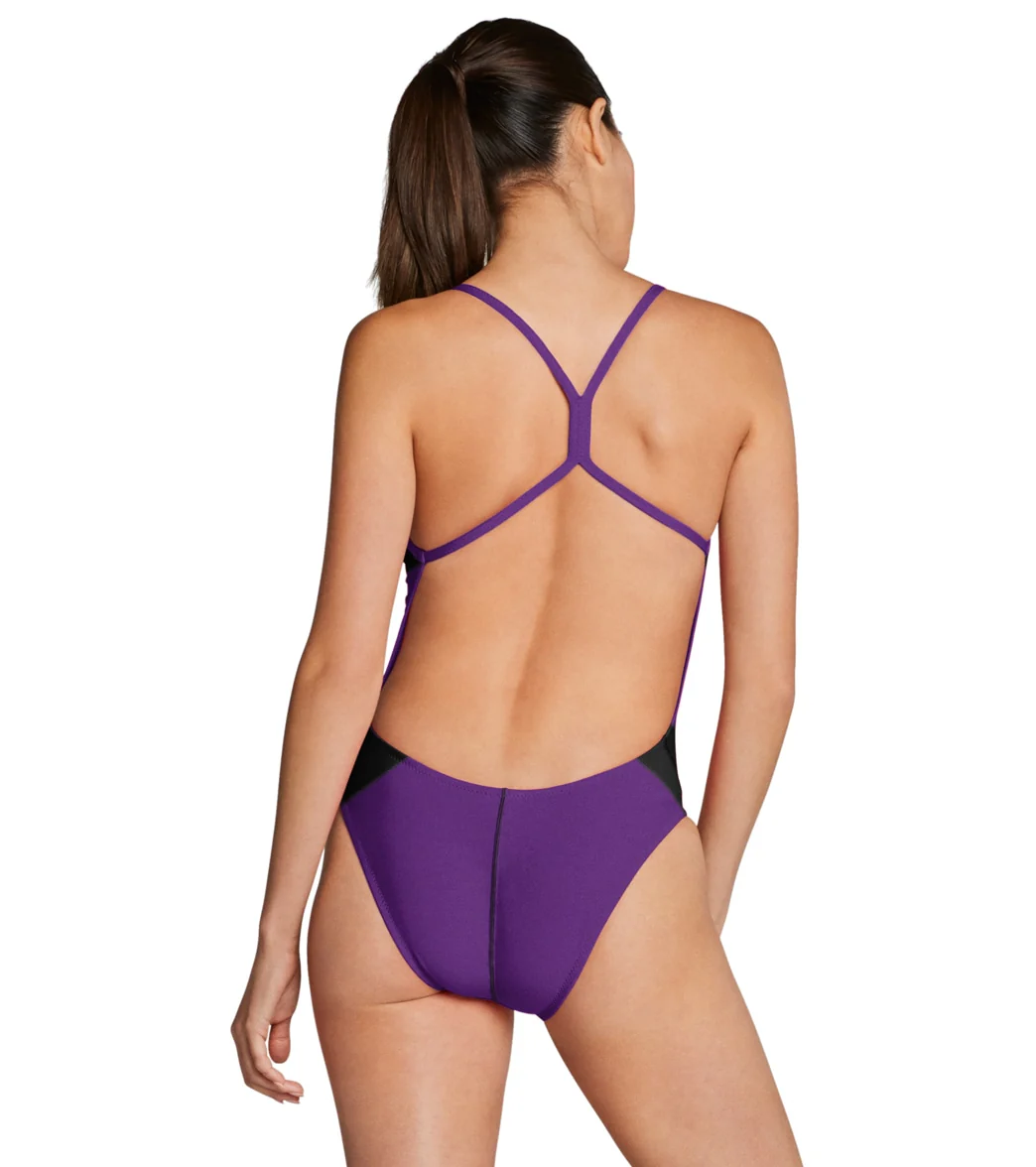 Speedo Women's Edge Splice One Back One Piece Swimsuit - Image 26
