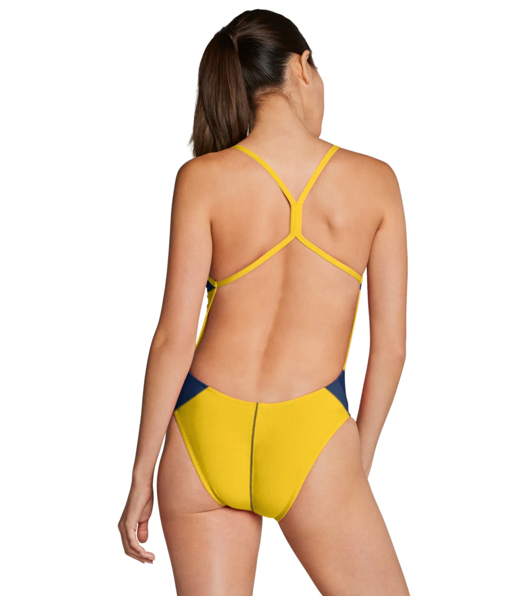 Speedo Women's Edge Splice One Back One Piece Swimsuit - Image 31