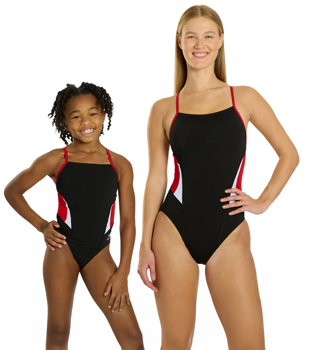 Speedo Women's Edge Splice One Back One Piece Swimsuit - Image 4