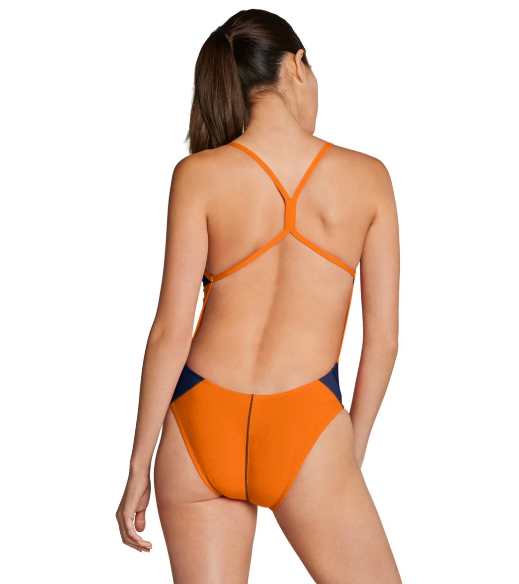 Speedo Women's Edge Splice One Back One Piece Swimsuit - Image 41