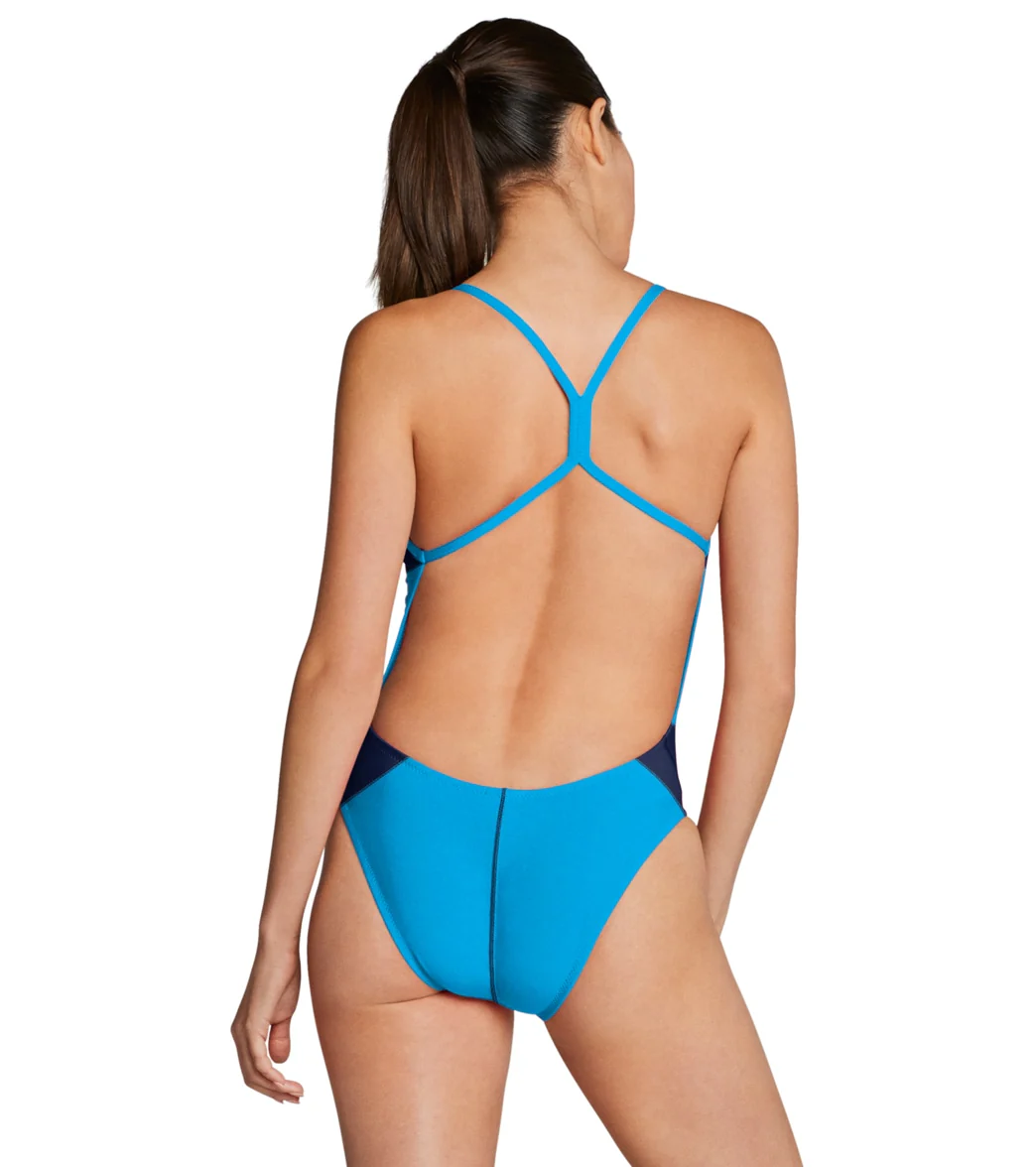 Speedo Women's Edge Splice One Back One Piece Swimsuit - Image 45