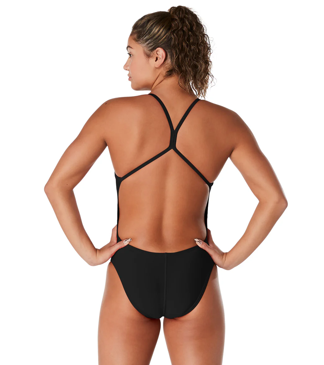 Speedo Women's Endurance+ Solid One Back One Piece Swimsuit - Image 4