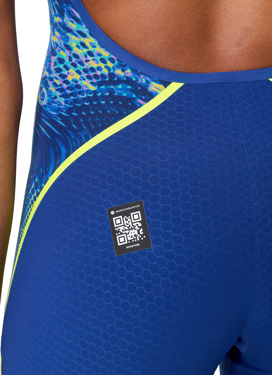 Speedo Women's Fastskin LZR Pure Intent 2.0 Printed Open Back Tech Suit Swimsuit - Image 8
