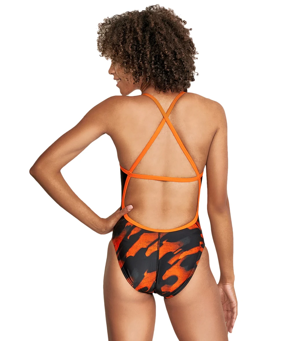 Speedo Women's Natural Wonder Crossback One Piece Swimsuit - Image 9