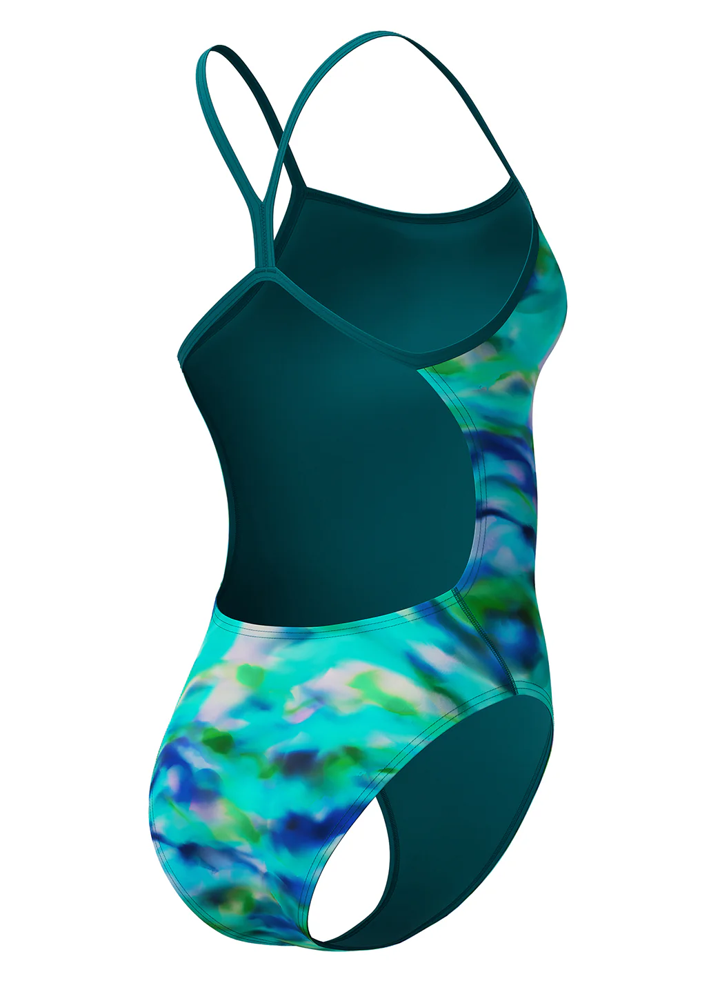 Speedo Women's Printed 2.0 V-Back One Piece Swimsuit - Image 22