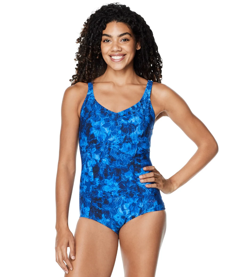 Speedo Women's Printed Sweetheart One Piece Swimsuit - Image 6