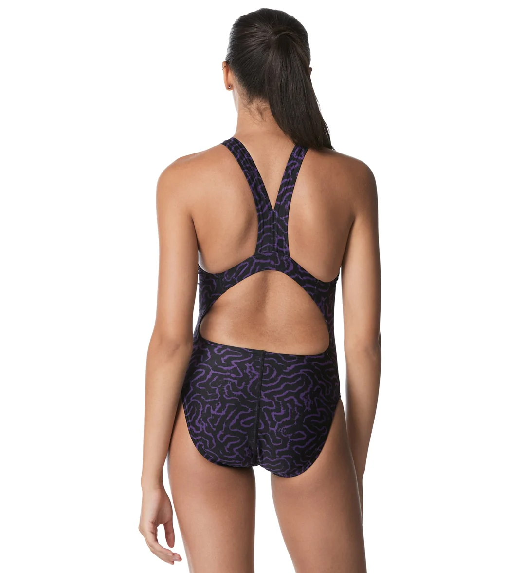 Speedo Women's Race Maze Super Proback One Piece Swimsuit - Image 26