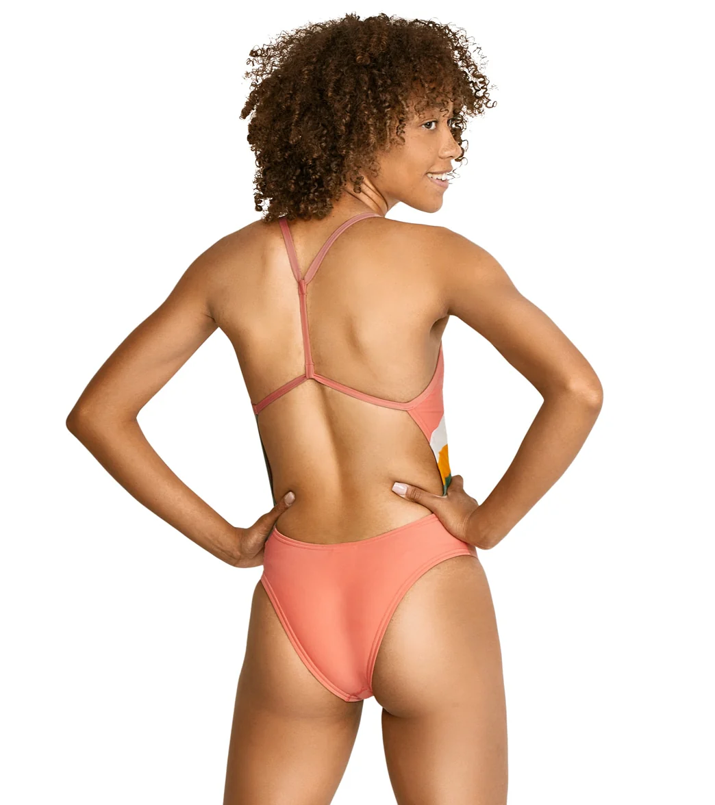 Speedo Women's Radiating Splice One Piece Swimsuit - Image 13