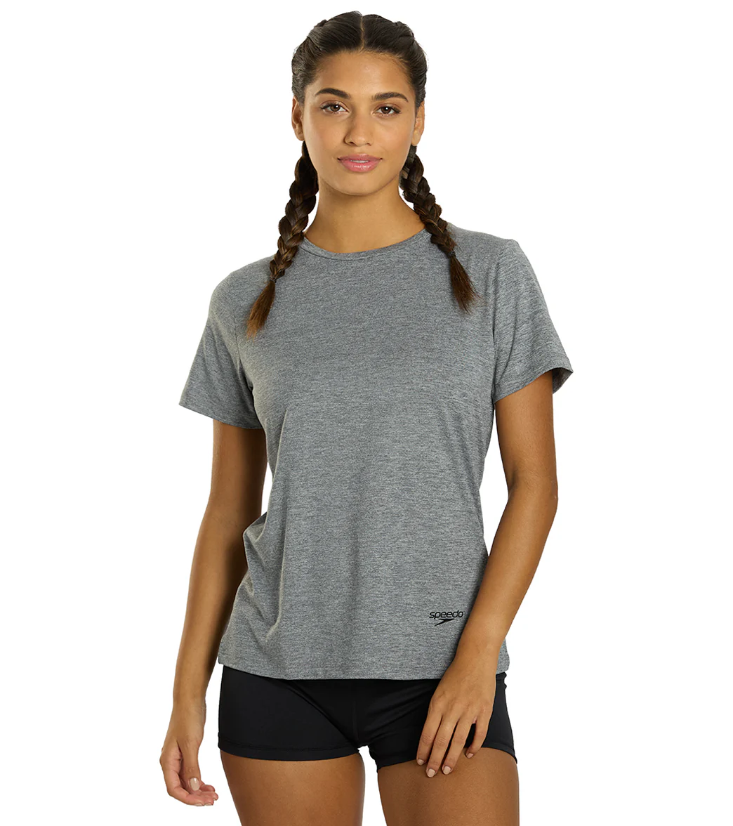 Speedo Women's Short Sleeve Crew Neck T-Shirt - Image 41