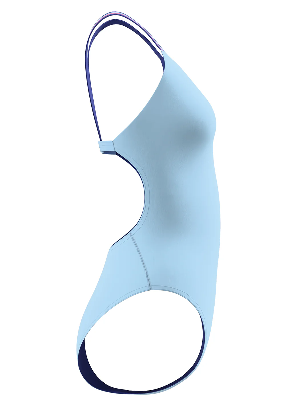 Speedo Women's Solid Comfort V-Back One Piece Swimsuit - Image 4