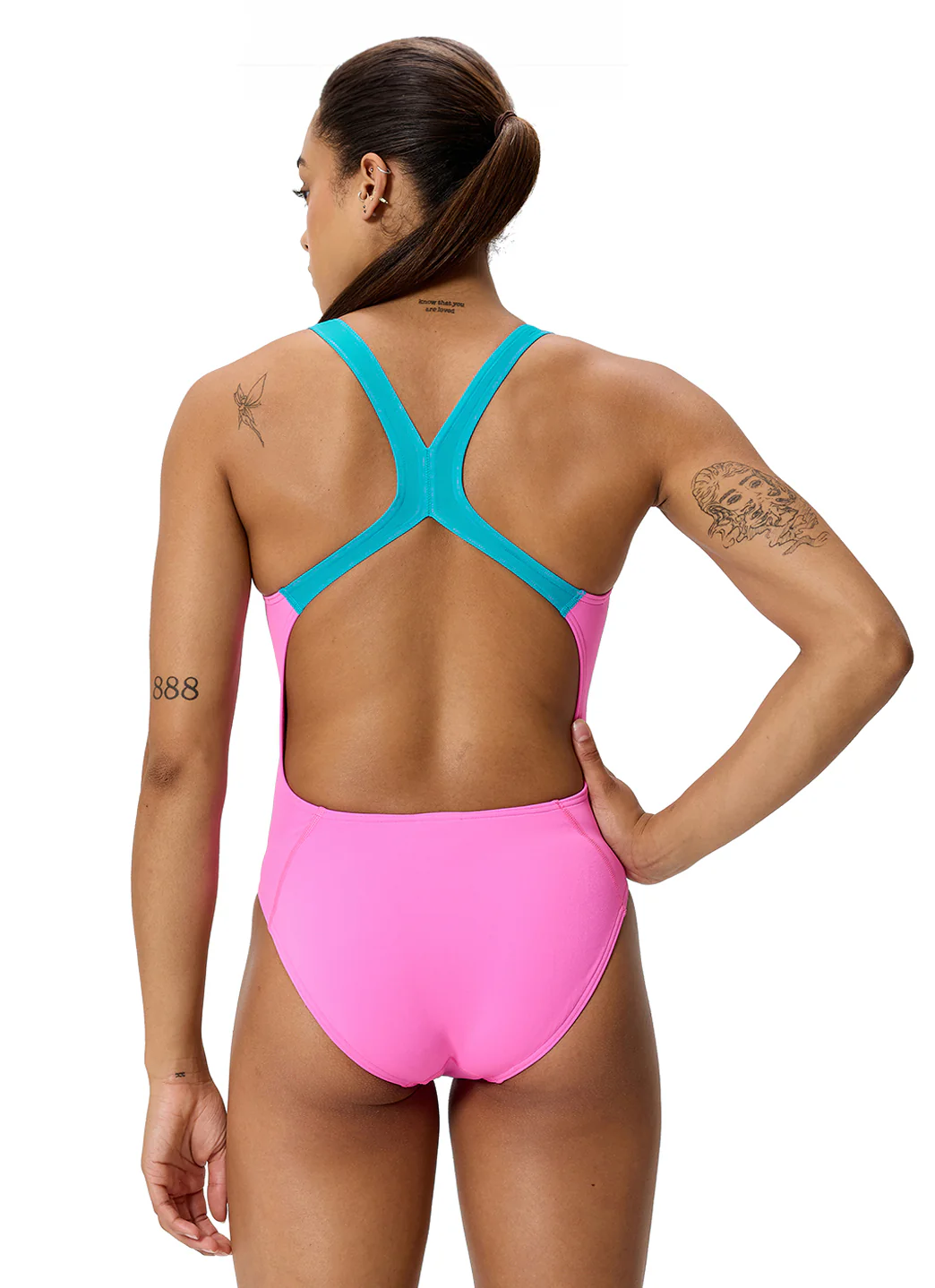 Speedo Women's Solid Powerback One Piece Swimsuit - Image 29