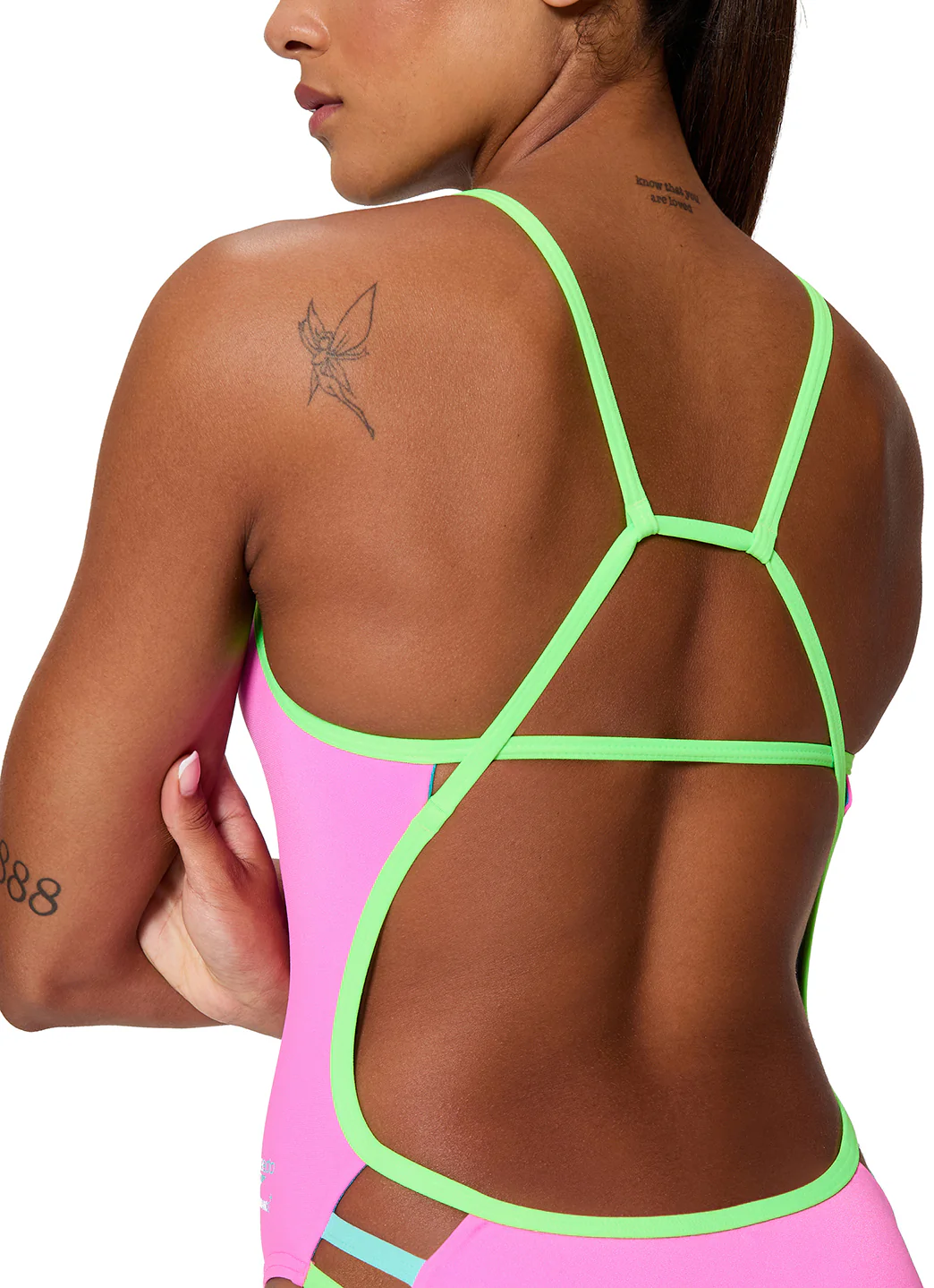 Speedo Women's Solid Tri Back One Piece Swimsuit - Image 27