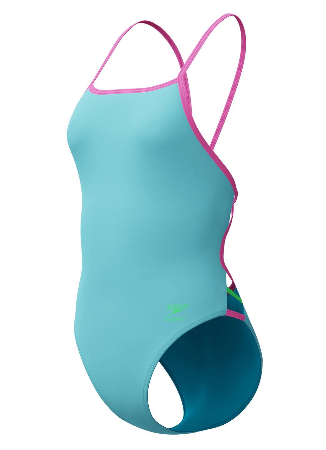 Speedo Women's Solid Tri Back One Piece Swimsuit - Image 45