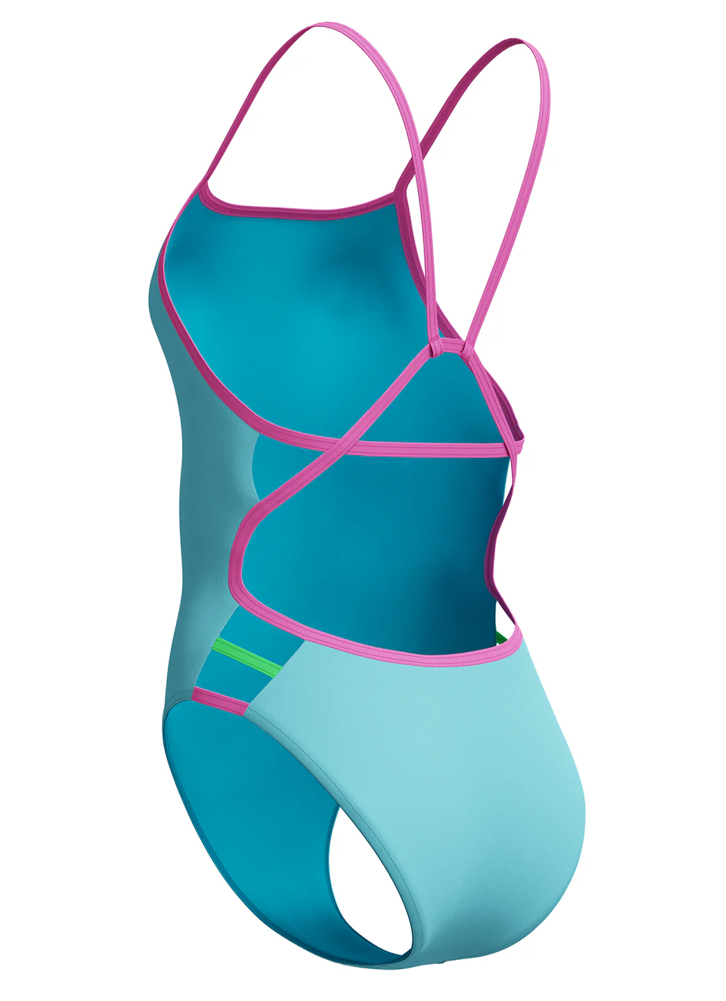 Speedo Women's Solid Tri Back One Piece Swimsuit - Image 47