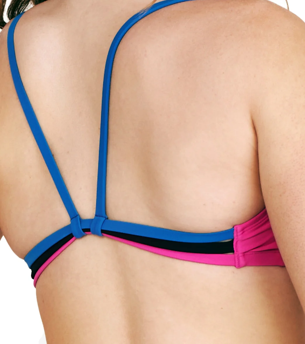 Speedo Women's Strappy Scoopneck Bikini Top - Image 17