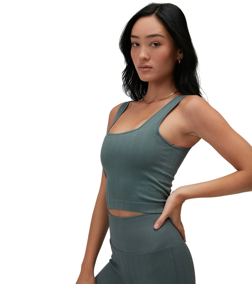 Spiritual Gangster Amara Wide Rib Seamless Tank - Image 3