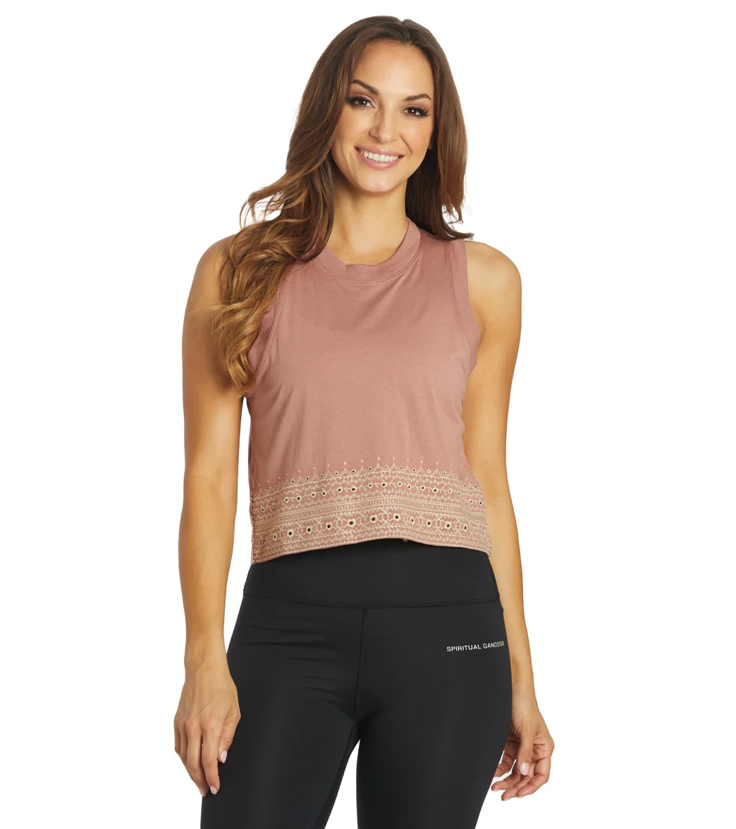 Spiritual Gangster Box Crop Tank