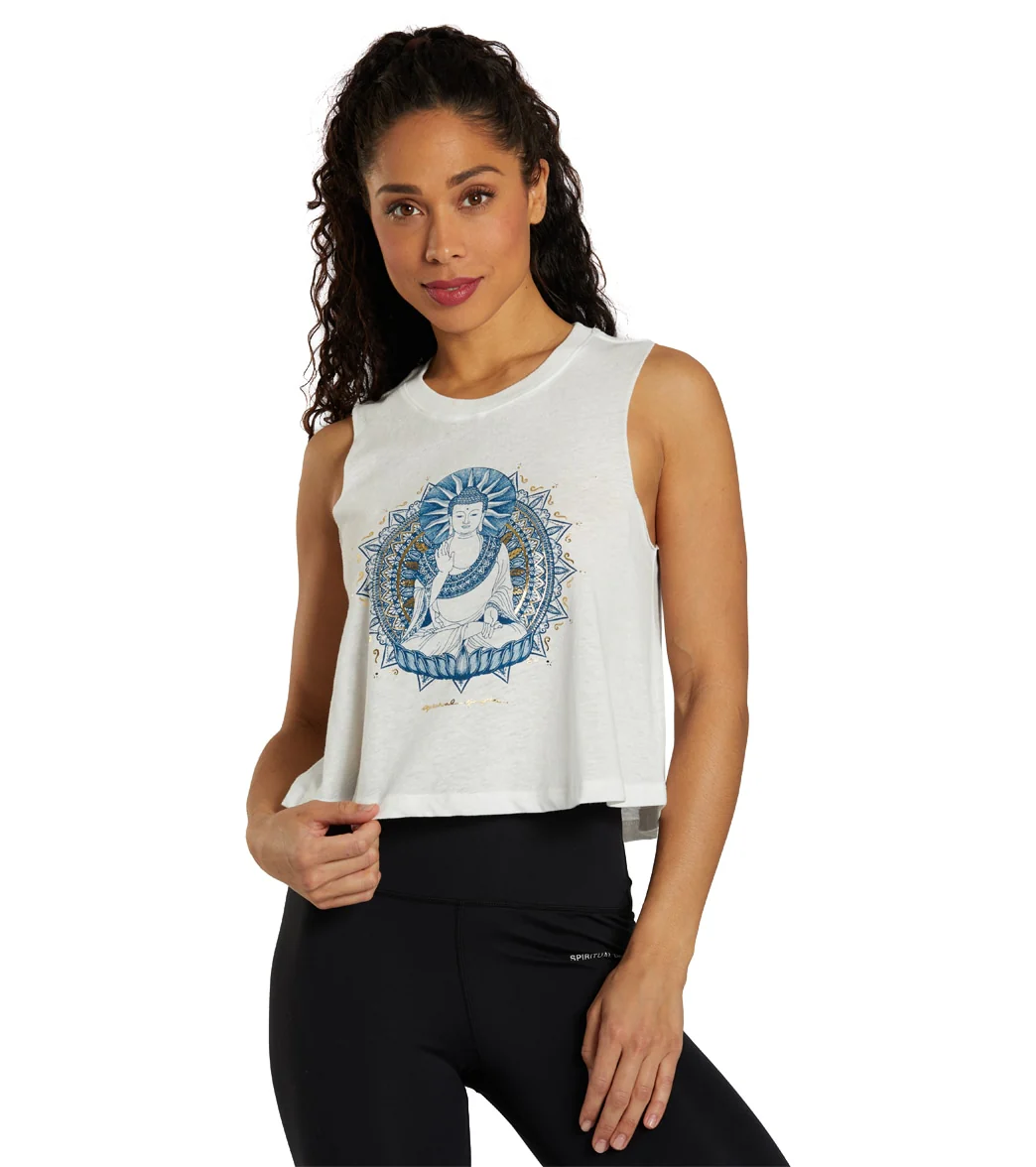 Spiritual Gangster Buddha Crop Tank - Image 7