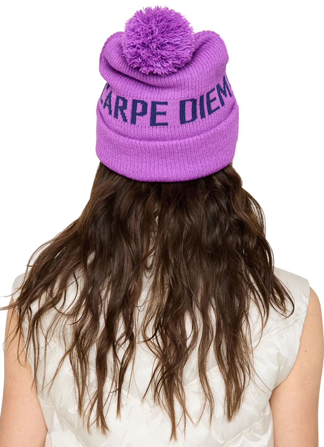 Spiritual Gangster Carpe Diem Pompom Beanie - Image 3