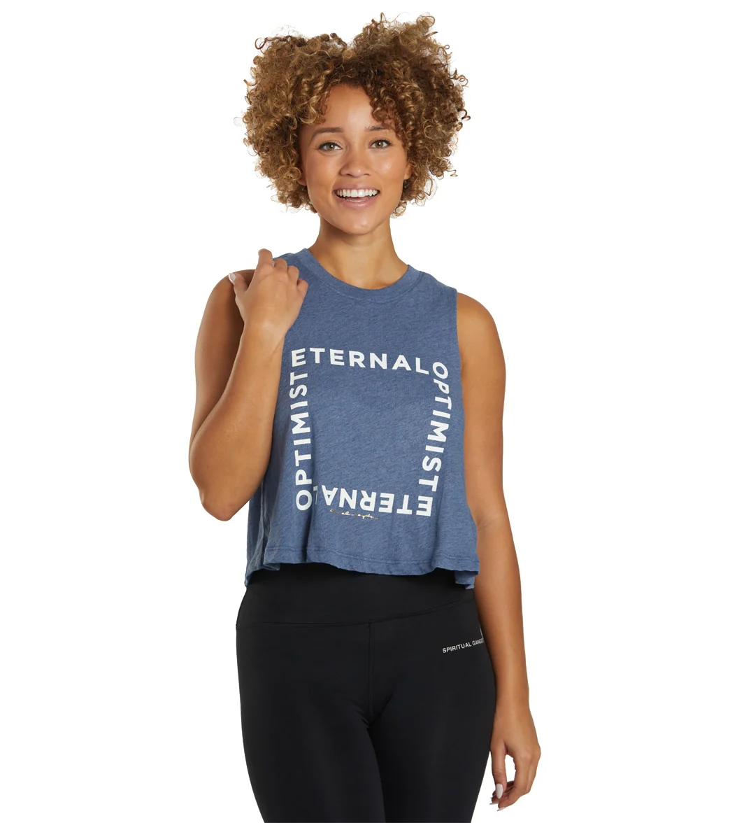 Spiritual Gangster Eternal Optimist Crop Tank - Image 7