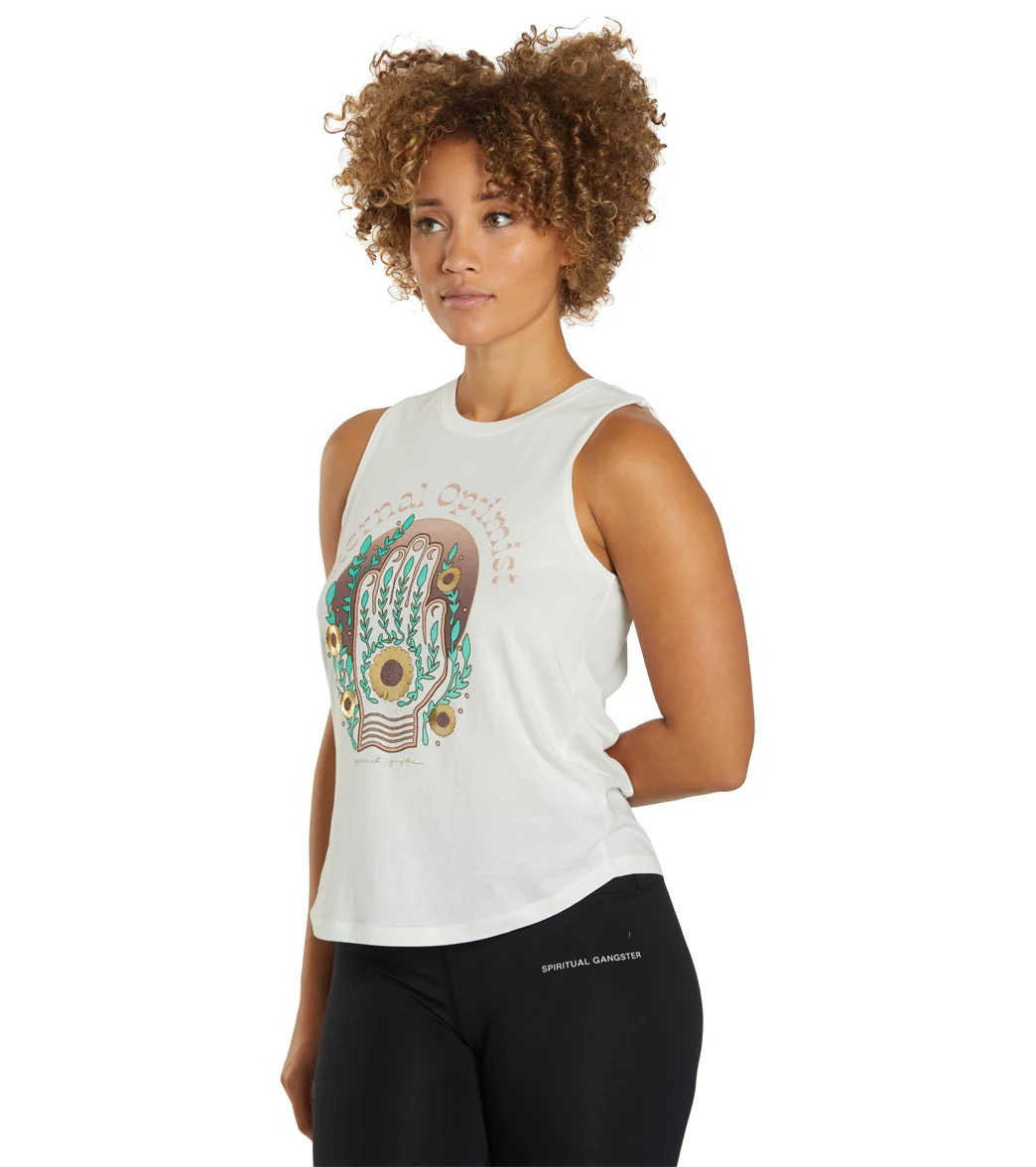 Spiritual Gangster Eternal Optimist Muscle Tank - Image 4