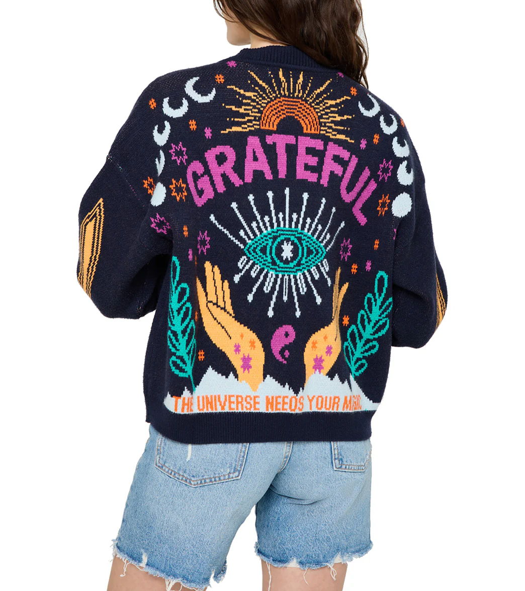 Spiritual Gangster Grateful Soul Delaney Cardigan - Image 3