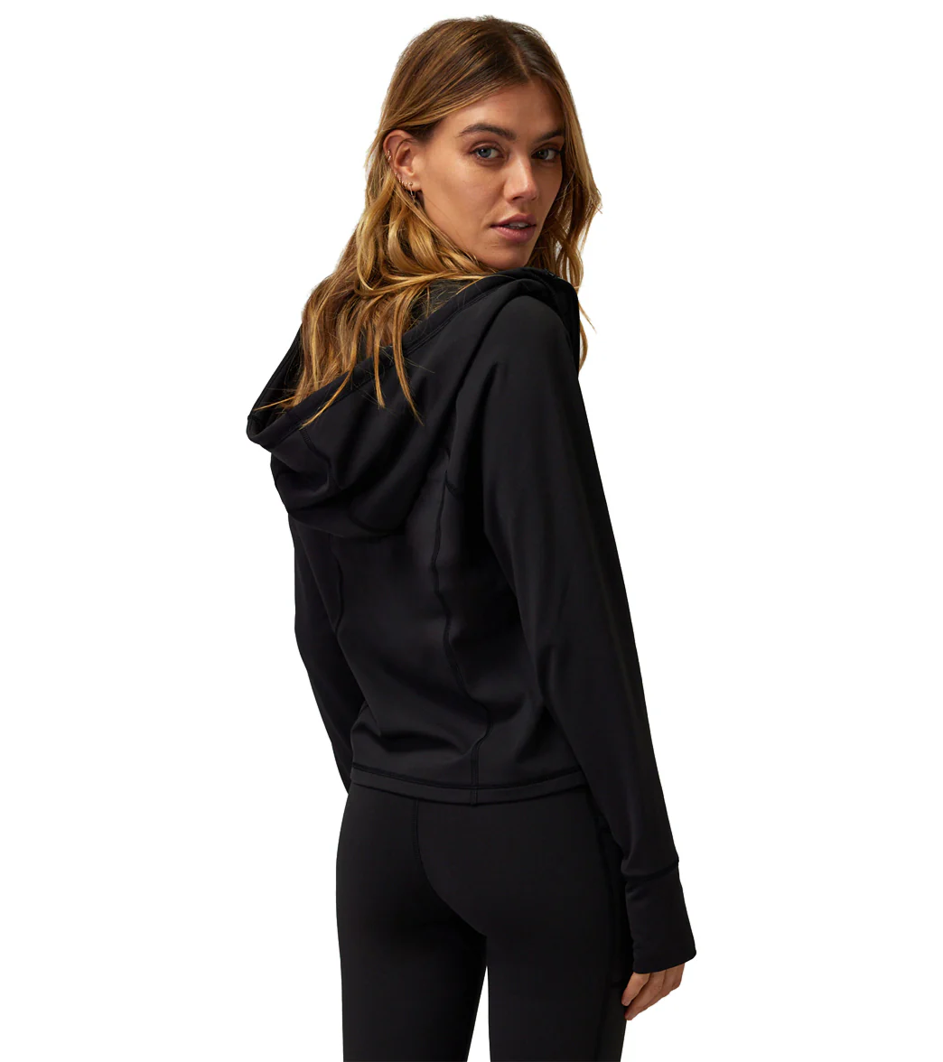 Spiritual Gangster Gratitude Raglan Zip Hoodie - Image 3