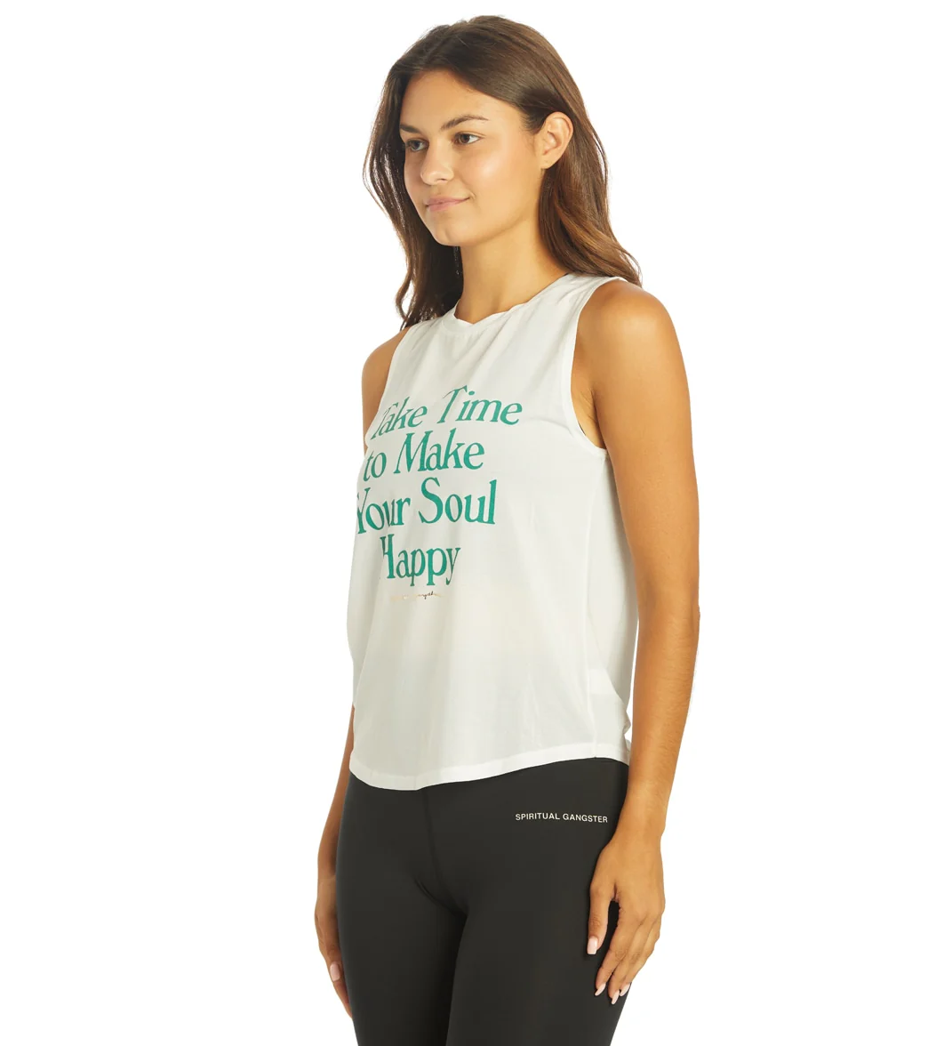 Spiritual Gangster Happy Active Muscle Tank - Image 5