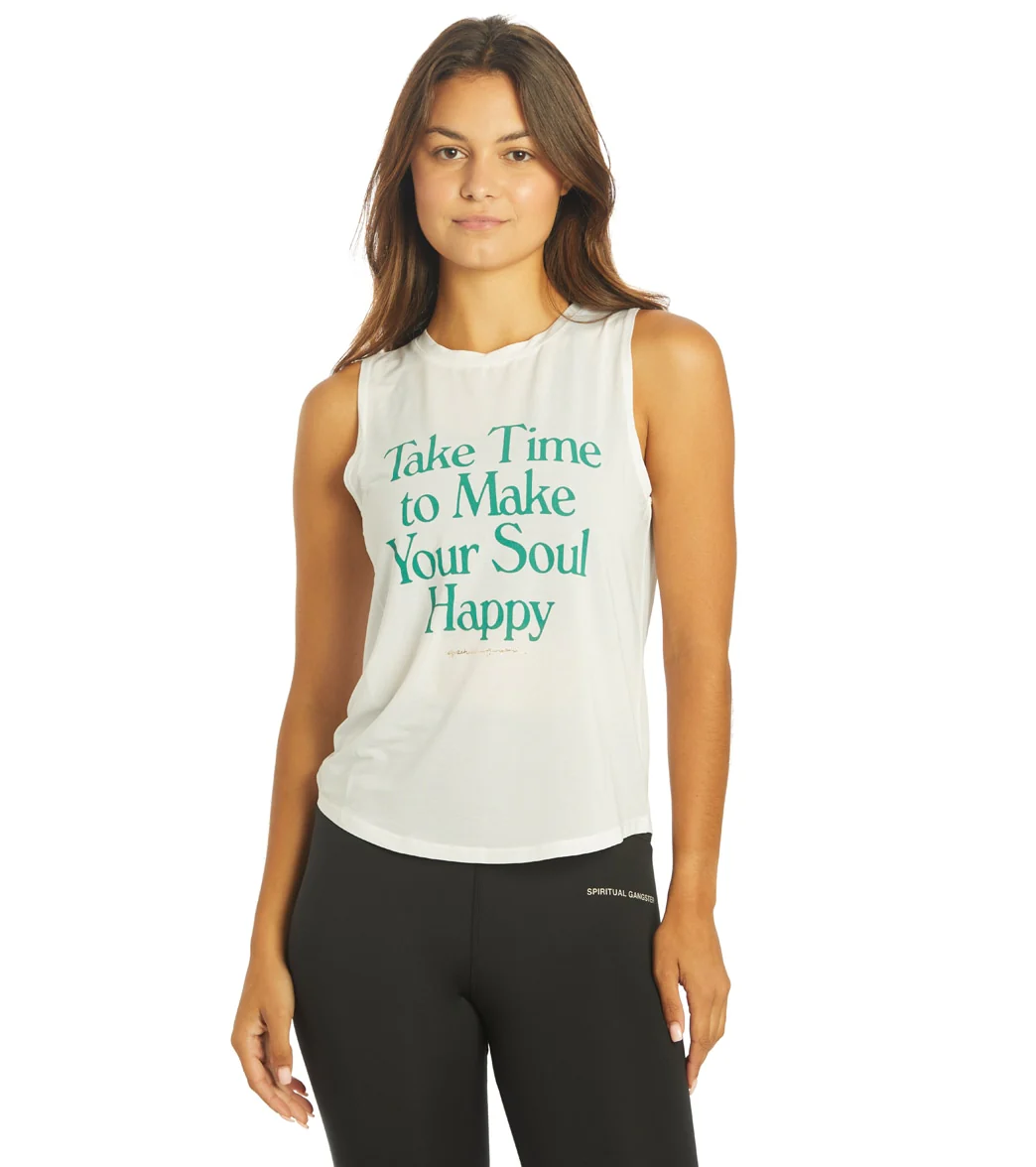 Spiritual Gangster Happy Active Muscle Tank - Image 7